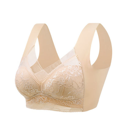🔥【1 lote de 4 piezas】👙【40-110 kg】Sujetador de encaje cómodo sin costuras