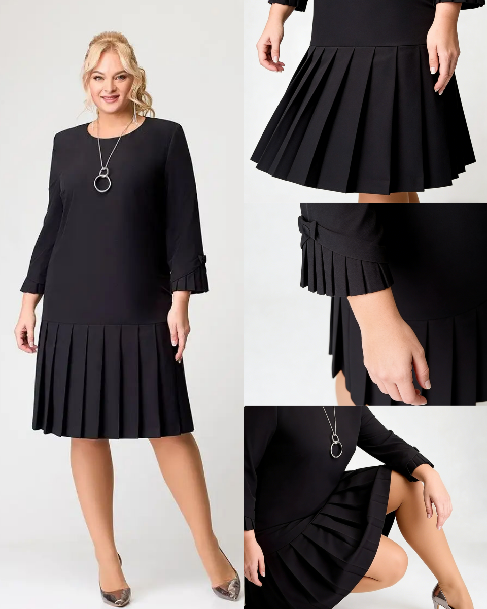 【S-5XL】 Vestido elegante de color sólido de alta calidad.