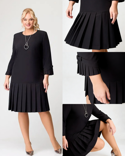 【S-5XL】 Vestido elegante de color sólido de alta calidad.