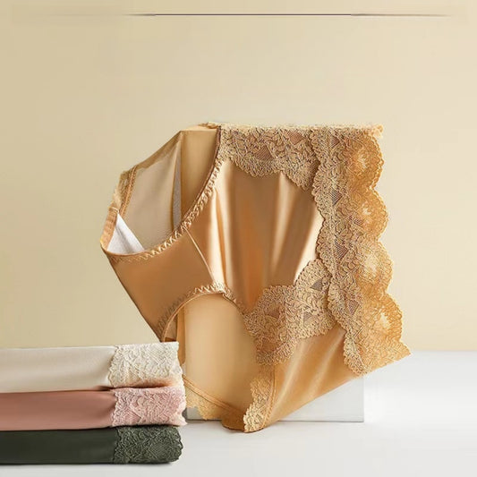 【6 pares】Braguitas de encaje de talle alto que realzan las caderas: ¡consigue al instante un trasero con forma de melocotón!