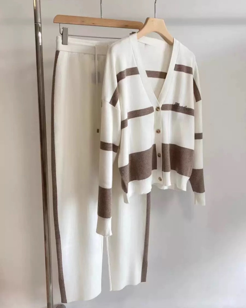 Conjunto de jersey de punto de alta calidad
