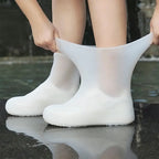 🌧️ Huse Impermeabile și Antiderapante din Latex (1+1 GRATIS) - Protejează Încălțămintea, Reutilizabile și Pliabile!