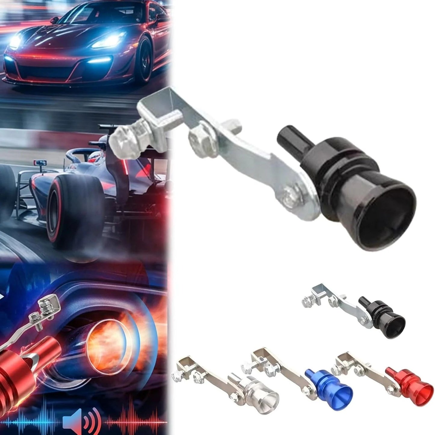 【Compra 1 y recibe 1 gratis】Silbato de escape con sonido turbo – Metal duradero y llamativo