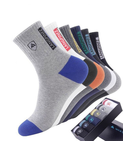 😍🧦【20 de perechi】Șosete deodorante din bumbac pentru bărbați noi 2024, care absorb transpirația_4038446