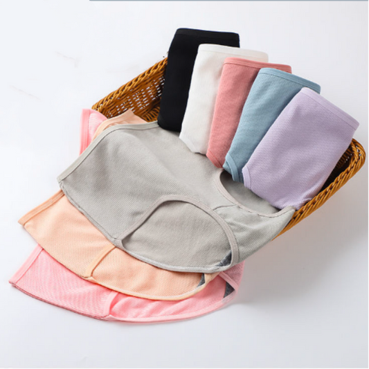🔥【1 juego de 8 piezas】🔥 Ropa interior antibacteriana de cintura alta para mujer que absorbe la humedad