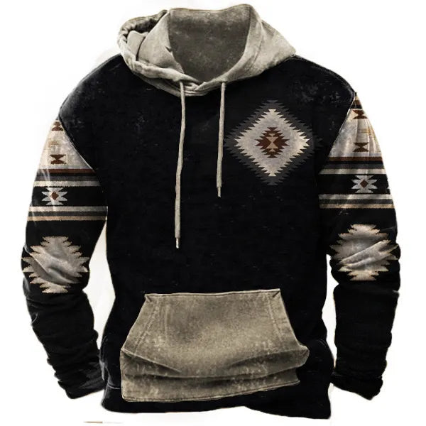 Sudadera con capucha 3D para hombre Manga larga Otoño Invierno Resistente al frío-3851318