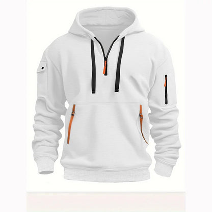 Chaqueta Deportiva con Cremallera  Multibolsillos para Hombre: Estilo Diario
