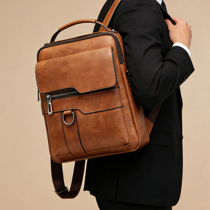【Oferta limitada】Nuevo bolso de hombro Oxford de cuero para hombre 2026