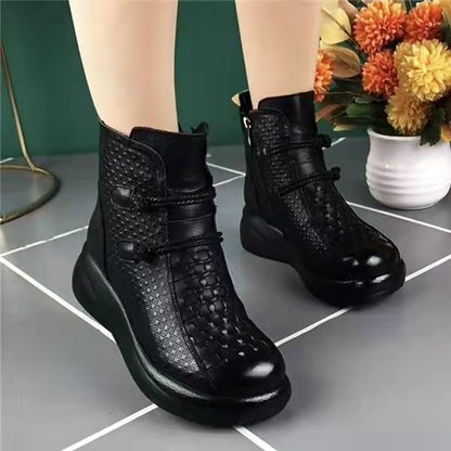 【35-40】❄2024 nuevas botas cálidas de terciopelo grueso a la moda para mujer de otoño e invierno 3857081