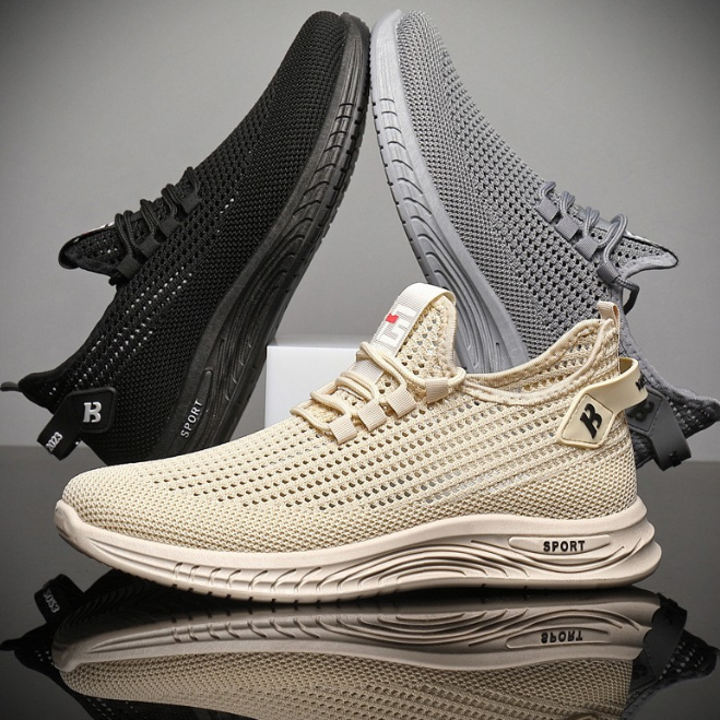 【Tallas 39-44】Zapatillas deportivas para hombre: antideslizantes, transpirables y súper cómodas.