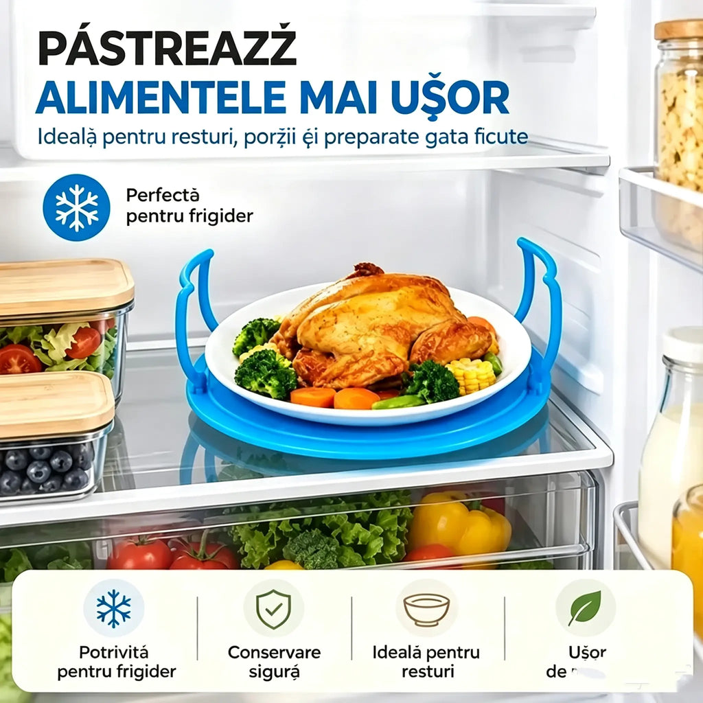 🍽️【Cumpără unul, primești unul gratis!】✨ Suport stivuibil pentru gătit la aburi în cuptorul cu microunde – Tava cu două straturi cu funcție de izolare termică, multifuncțională și care economisește spațiu 🥘
