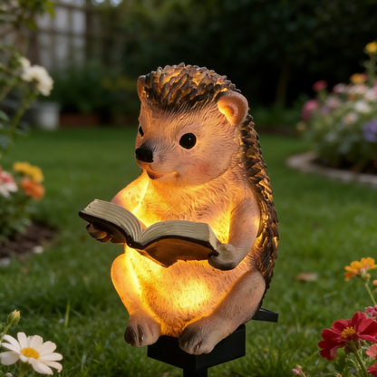 Lámpara solar decorativa de búho: luz cálida para tu jardín