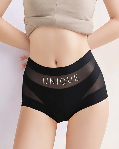【6 artículos】 Ropa interior de alto ajuste, cómoda, sin costuras y transpirable que reafirma el abdomen.