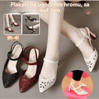 🥰Najniža cijena ograničeno vrijeme💥【Iznenađujuća posebna ponuda s popustom od 50%】🔥【35-41】Udobne jednobojne visoke pete sa šiljatim prstima