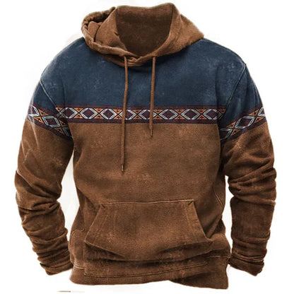 Sudadera con capucha 3D para hombre Manga larga Otoño Invierno Resistente al frío-3851318