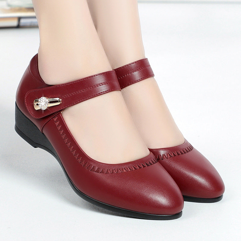 【35-41】Zapatos de cuero suave, especialmente diseñados para madres