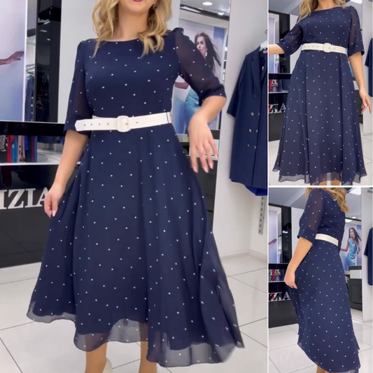 💗【Cumpără 1, primești 1 gratuit】【S-5XL】❤️Rochie elegantă de primăvară 2024 - 3834660 