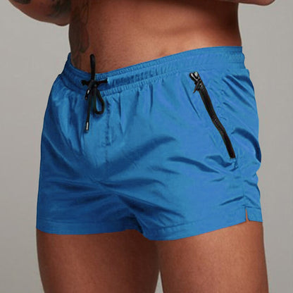 Pantalones cortos de playa de secado rápido para hombre, corte 3D, tejido transpirable de secado rápido.