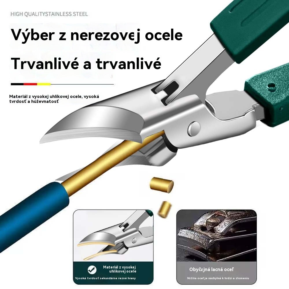 Nožnice na nechty s protišmykovou úpravou a 25° skoseným okrajom (sada 3 kusov)
