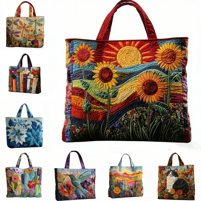 Bolsa de mano con diseño floral personalizado