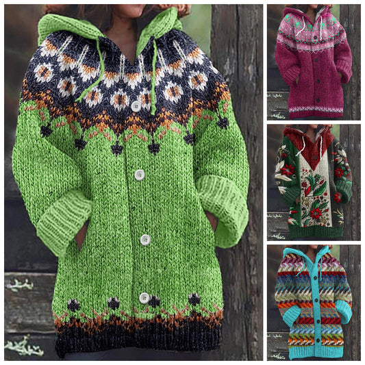 🥰【S-5XL】Nuevo suéter cardigan retro cómodo 3851354