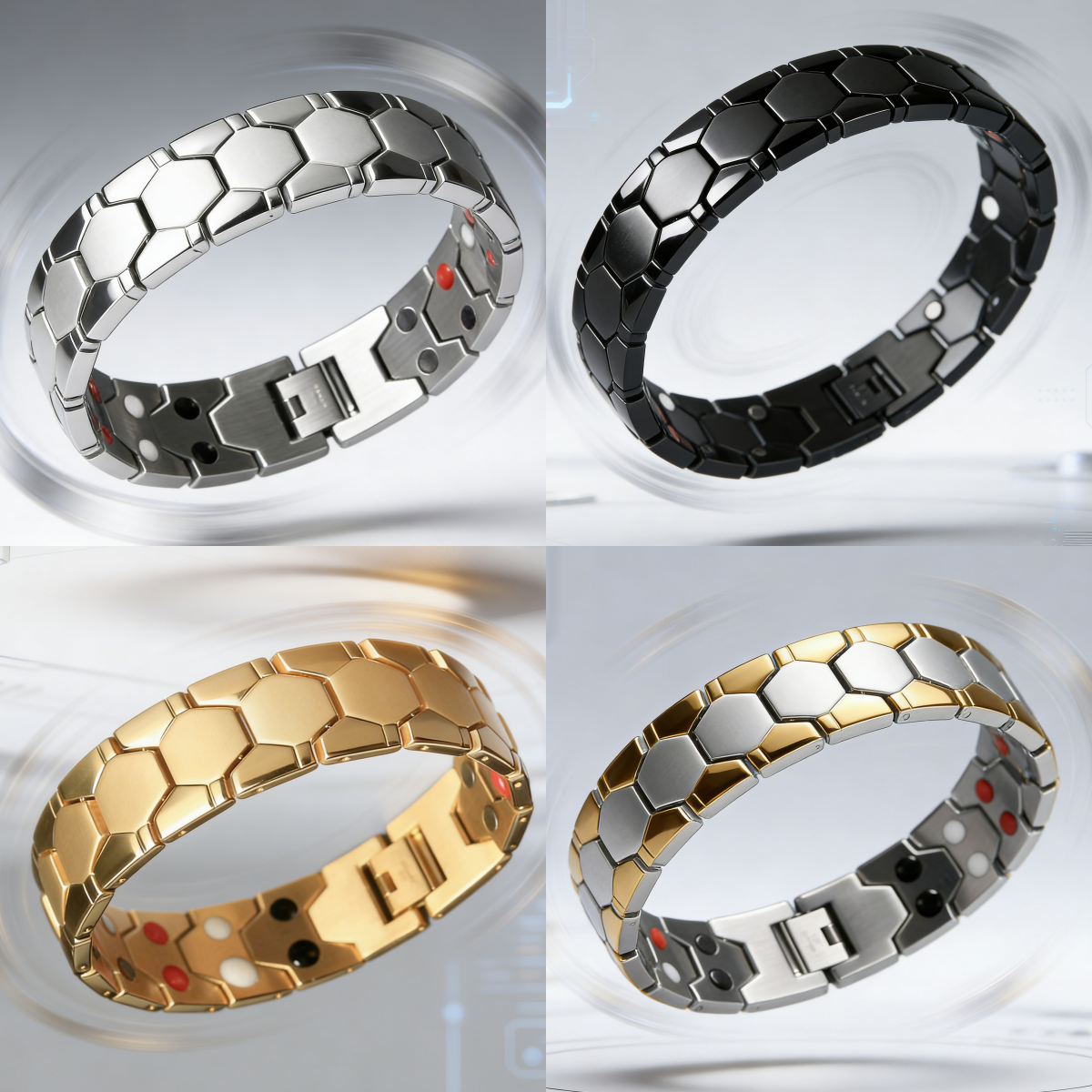 Pulsera magnética desmontable