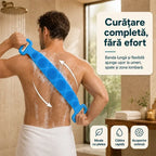 🧼✨ 【Cumpără 1, primești 1 gratis】 Prosop pentru duș, din silicon cu două straturi, model lung și gros(70 cm/180 g)