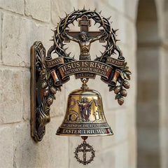 🔔Simbolul credinței și al speranței pentru căminul tău!——Clopoțel de Perete "Triumf"