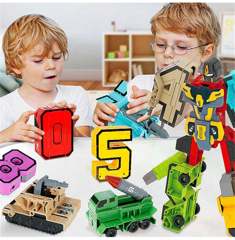 【Más vendido】Juguete robot transformador digital para niños