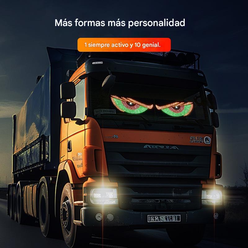 【1 par】  Pantalla LED para coche suave, fina y flexible, ajustable para uso doméstico