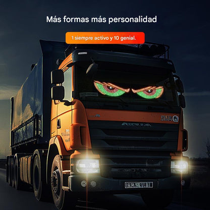 【1 par】  Pantalla LED para coche suave, fina y flexible, ajustable para uso doméstico