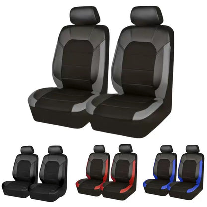 Juego universal de fundas para asientos de coche de cuero suave