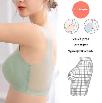 【Juego de 3 piezas】【40–120KG】Sujetador push-up de seda helada 2026 – sin costuras, ligero y transpirable ❄️💃【Comodidad diaria máxima】