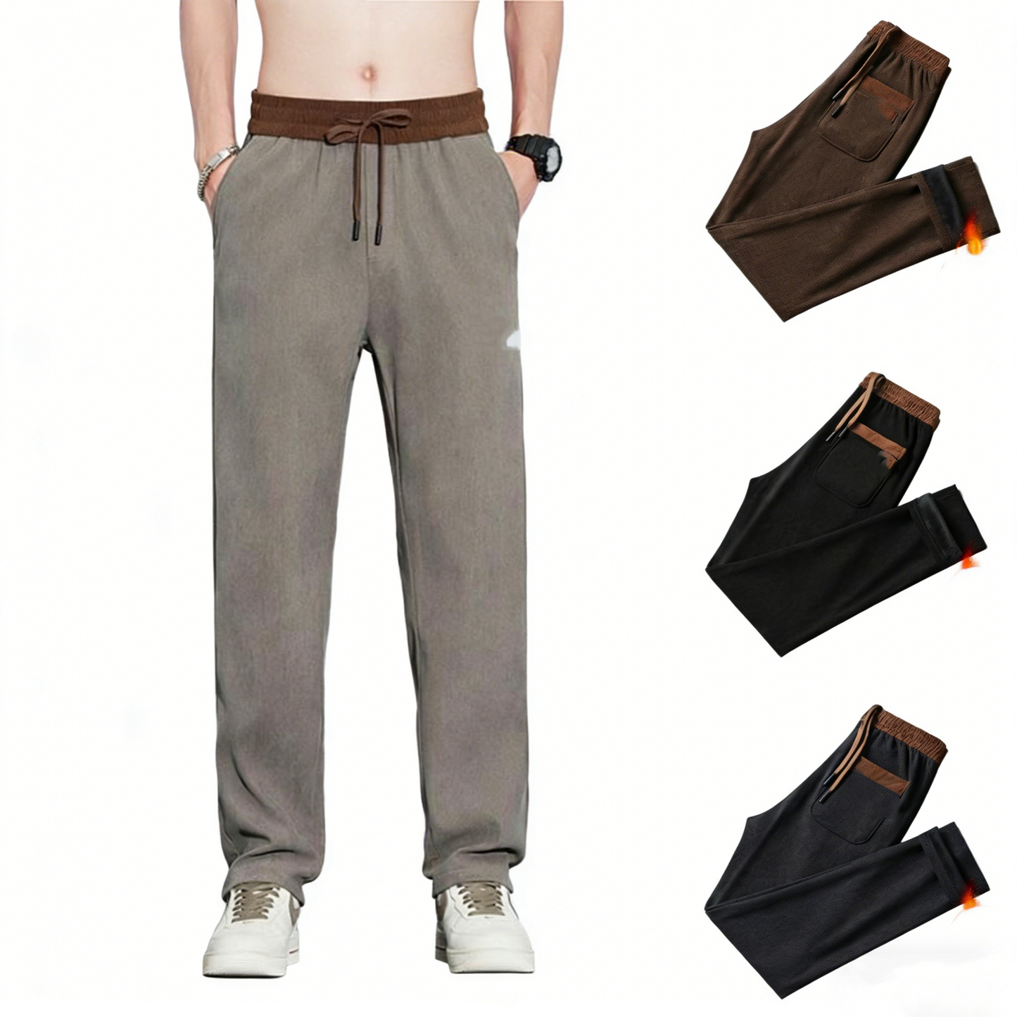 【Superventas】Nuevos pantalones casuales de algodón de alta calidad 2026