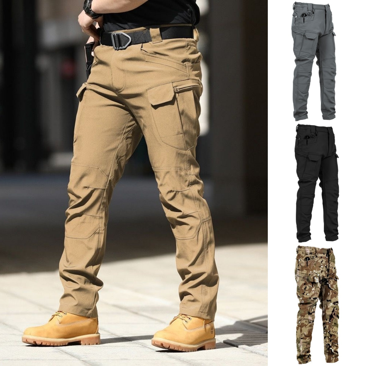 Pantalones tácticos militares para hombre