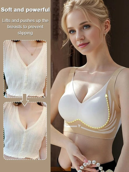 【Descuento】【40-85 kg】Sujetador de una pieza sin aros para mujer【Paquete de 2】