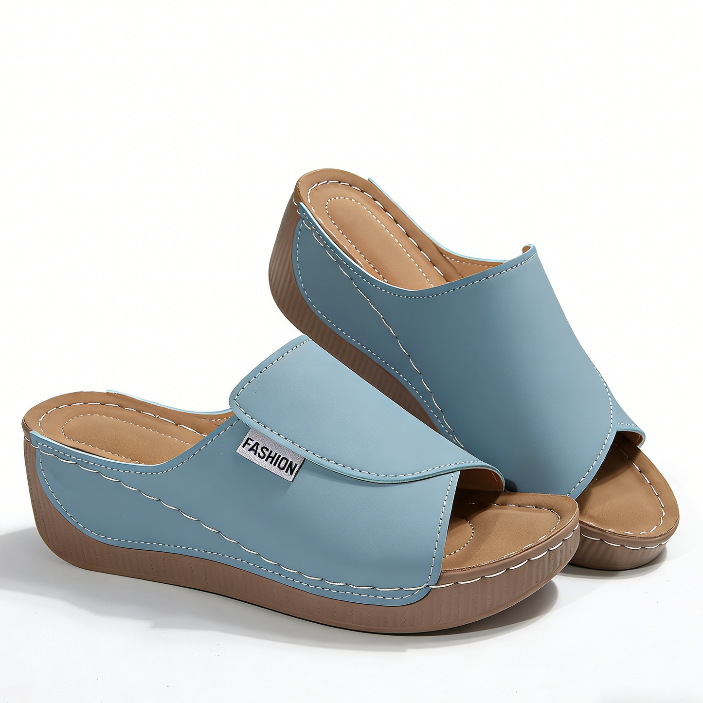 [Nuevos productos 2026] [36-43] Zapatillas de cuña con suela gruesa para muje