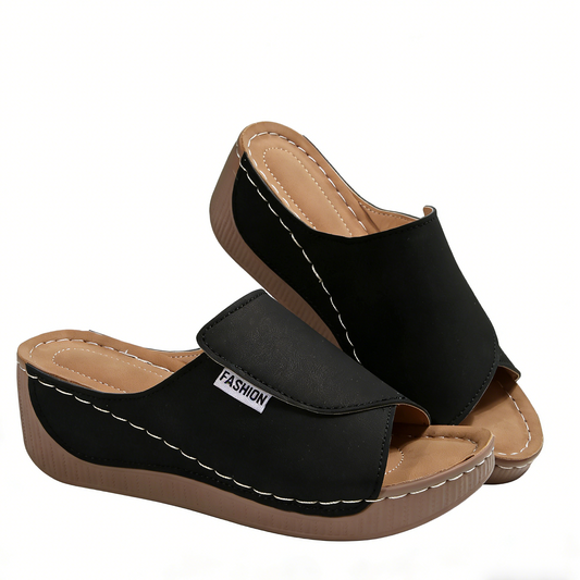 [Nuevos productos 2026] [36-43] Zapatillas de cuña con suela gruesa para muje