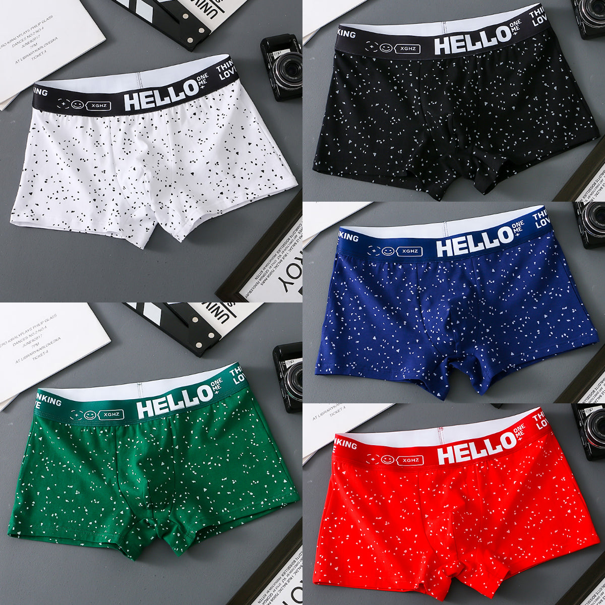 Nuevos calzoncillos bóxer de verano para hombre, algodón de alta calidad, transpirables, agradables para la piel y absorbentes del sudor.