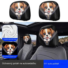 4 bucăți/124 lei – Husă pentru scaun auto cu o expresie amuzantă