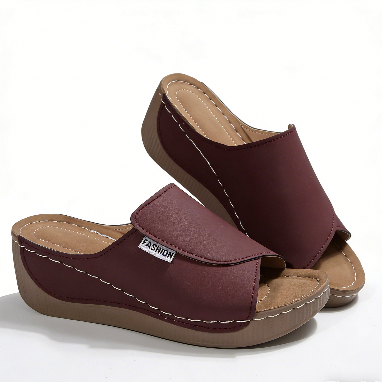 [Nuevos productos 2026] [36-43] Zapatillas de cuña con suela gruesa para muje