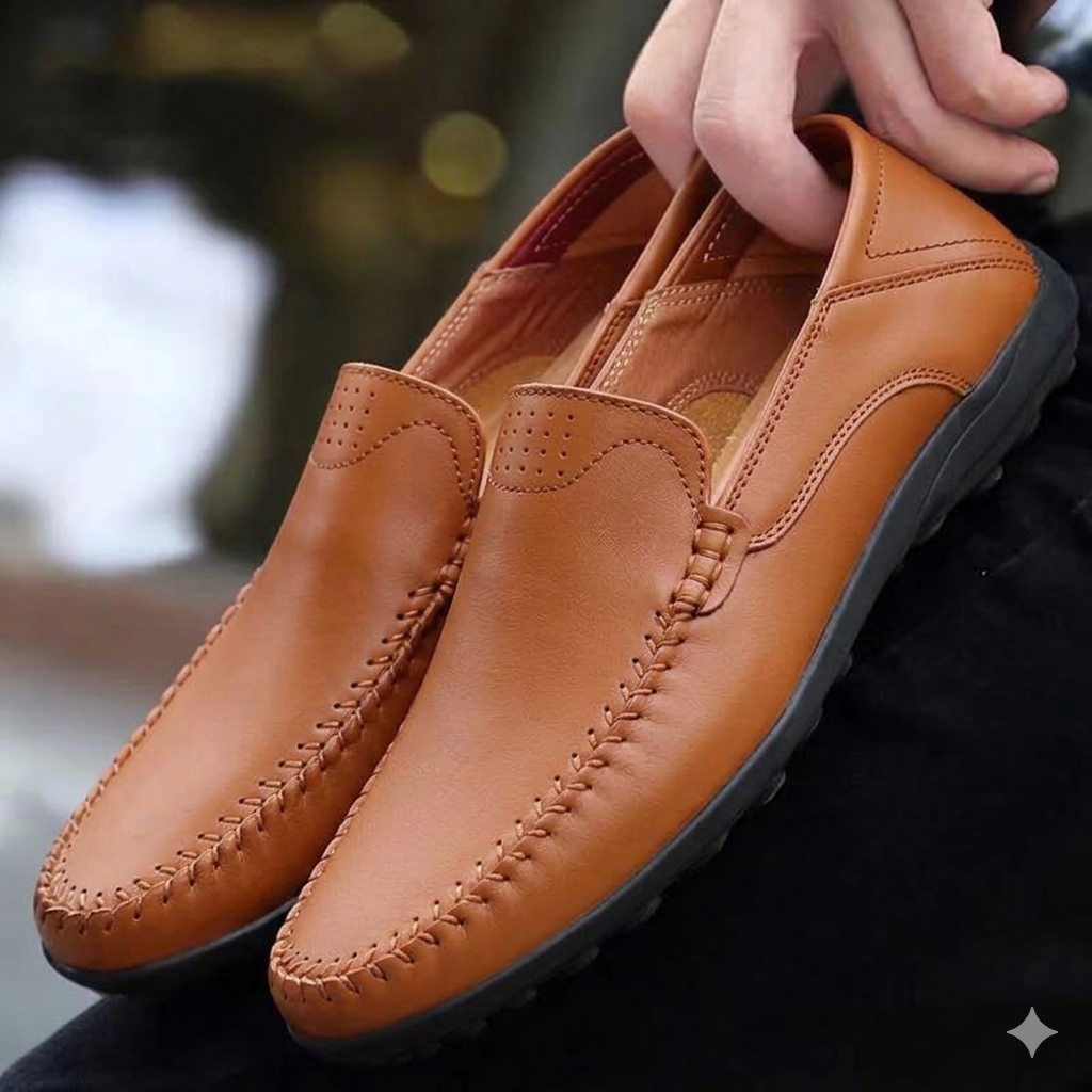 【Descuento】【39-44】Zapatos casuales de cuero de vaca de moda para hombres