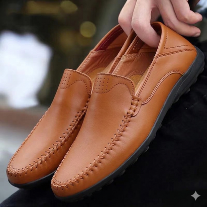 【Descuento】【39-44】Zapatos casuales de cuero de vaca de moda para hombres