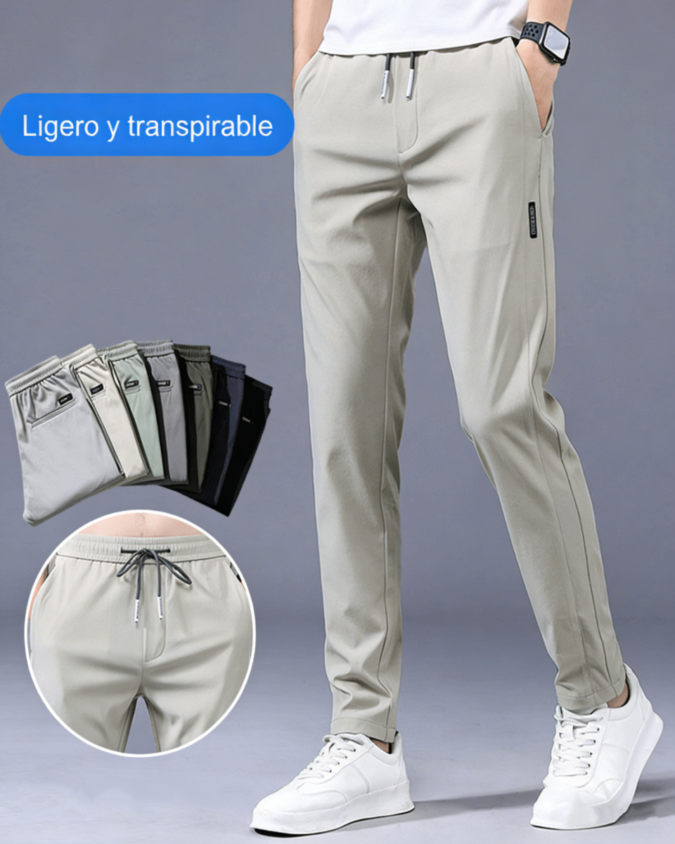 【M-5XL】Pantalones elásticos informales para hombre 2026 – Cómodos y modernos