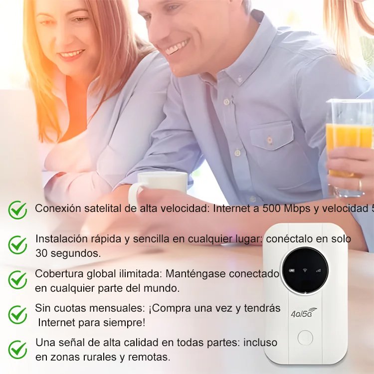 【Internet gratis en el bolsillo】Router 5G