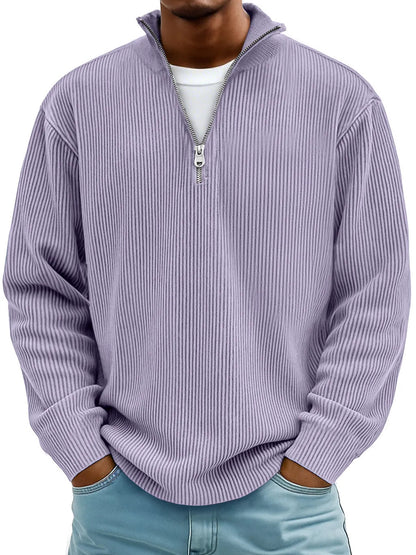 【S-5XL】Sudadera de cuello alto para hombre 2026: cómoda y suave, corte elegante, adecuada para usar en primavera y otoño