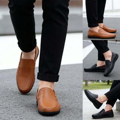 【Descuento】【39-44】Zapatos casuales de cuero de vaca de moda para hombres