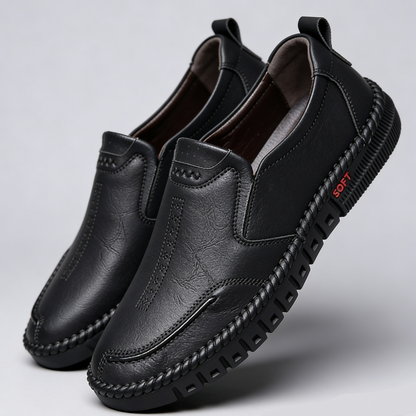 👞Promoción 50%【39-44】Zapatillas deportivas de hombre 2026, de cuero natural, con suela suave, antideslizantes y transpirables