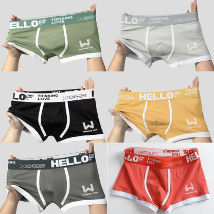 Calzoncillos bóxer de algodón para hombre nuevos