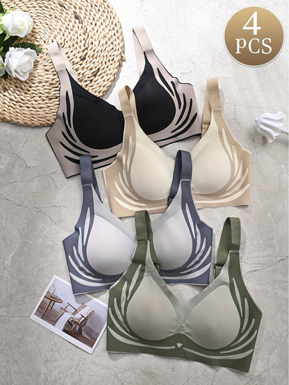 【40-85KG】Sutien pentru femei fără sârmă, dintr-o bucată_4081059